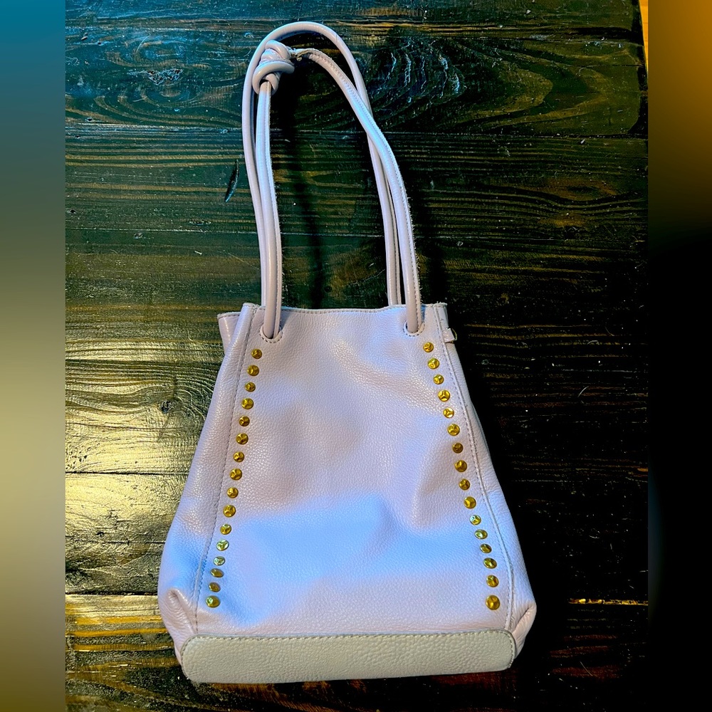 The Sak, Dusty Lavender pebbled Leather Bag!
